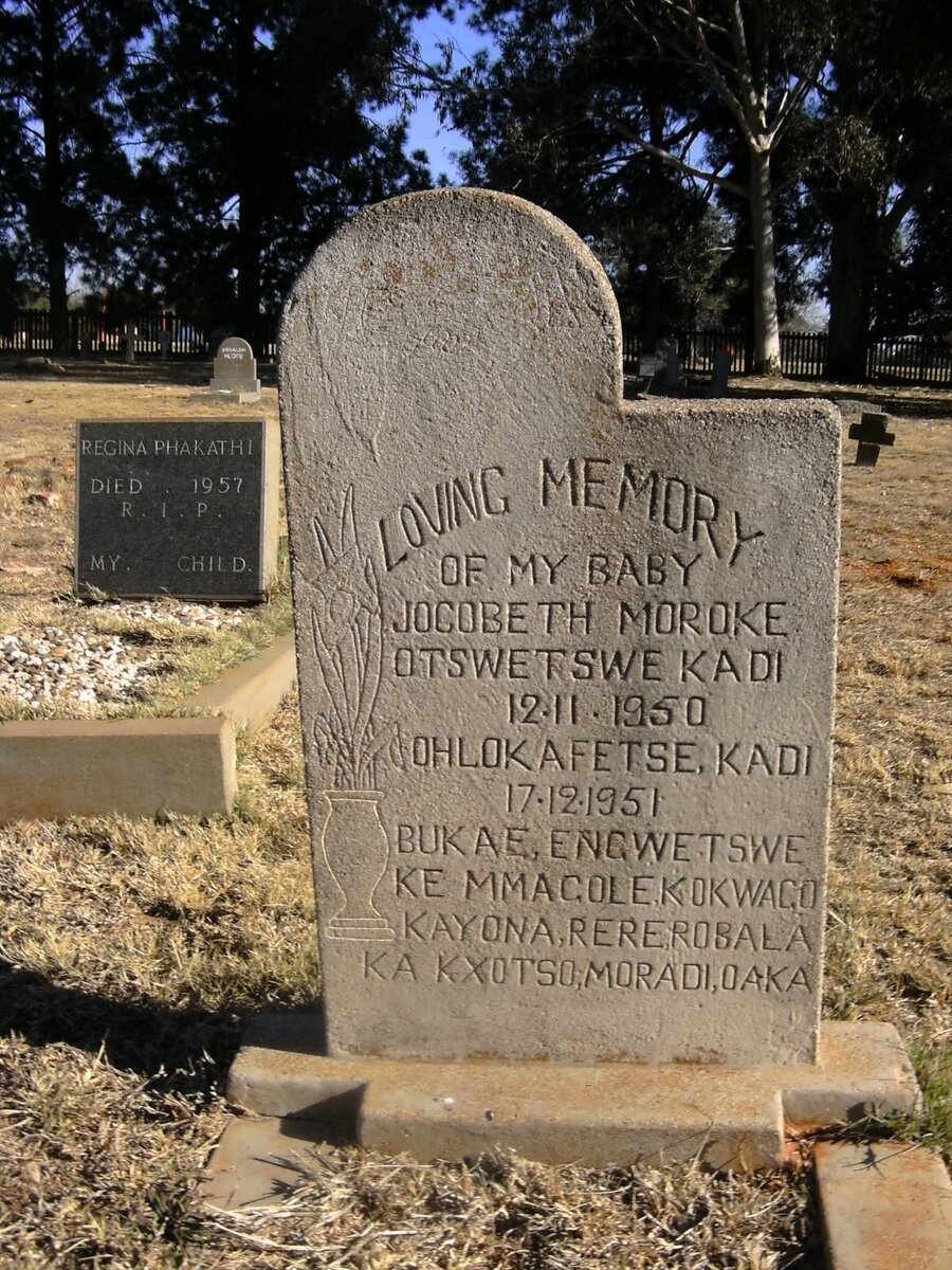 MOROKE Jocobeth 1950-1951