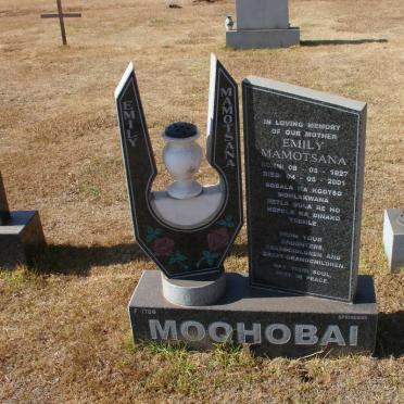MOQHOBAI Emily Mamotsana 1929-2001