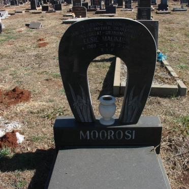 MOOROSI Elsie Malikula 1909-1969