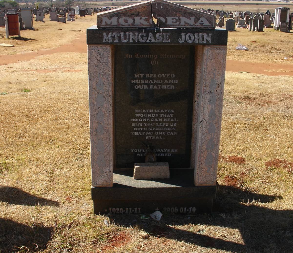 MOKOENA Mtungase John 1920-2006