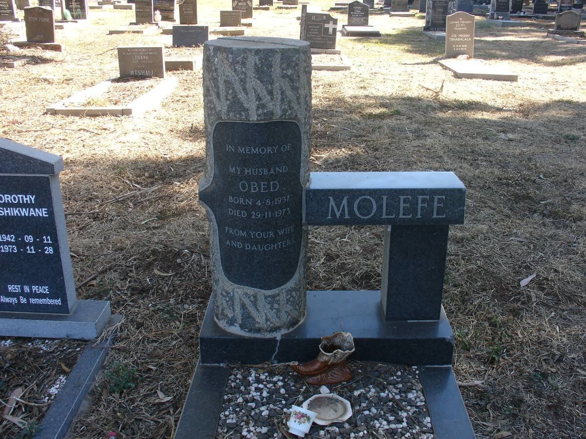 MOLEFE Obed 1951-1973