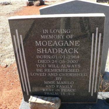 MOEAGANE Shadrack 1964-2007