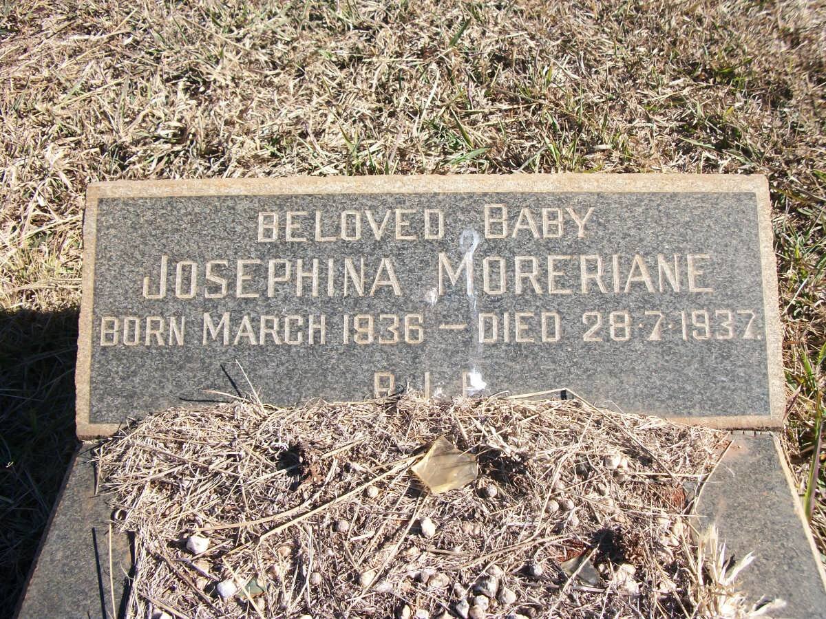 MORERIANE Josephina 1936-1937