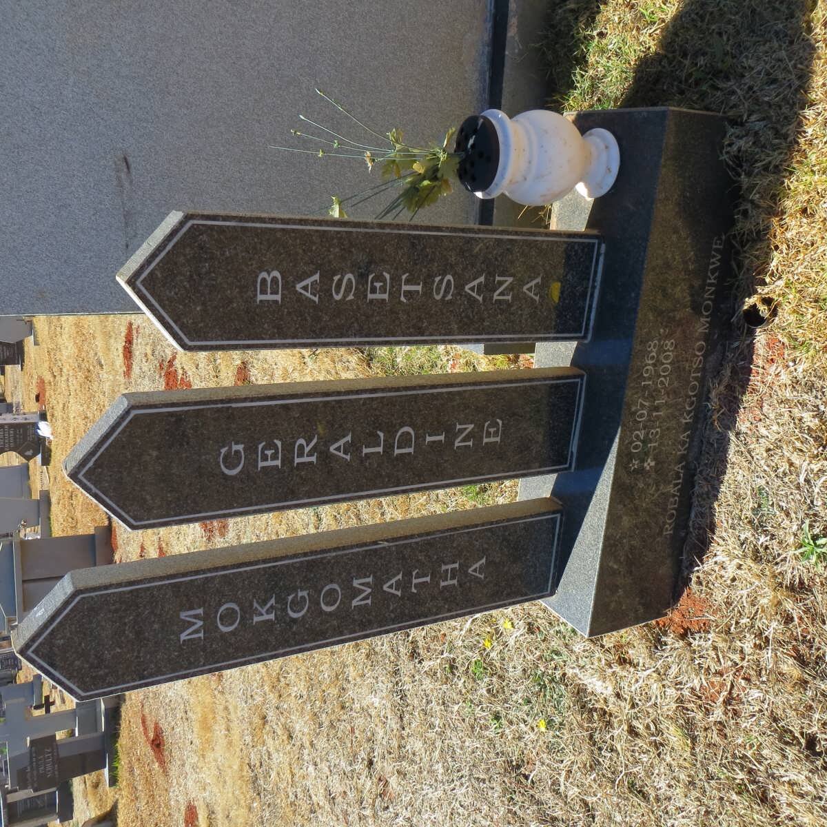 MOKGOMATHA Geraldine Basetsana 1968-2008