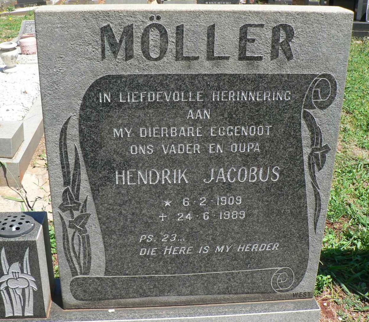 MÖLLER Hendrik Jacobus 1909-1989