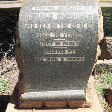 MORRISON Donald -1928