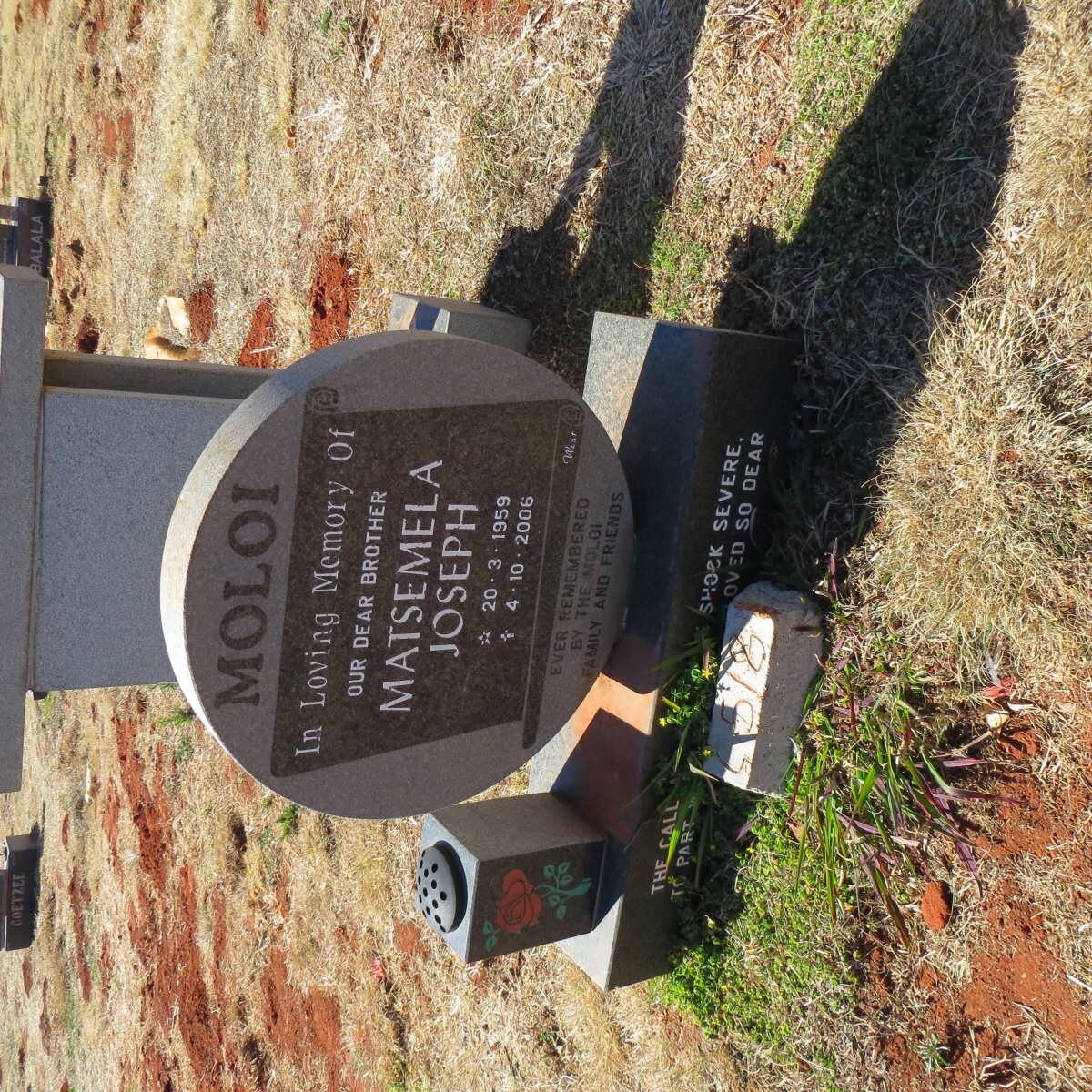 MOLOI Matsemela Joseph 1959-2006