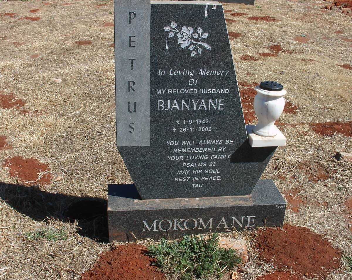 MOKOMANE Petrus Bjanyane 1942-2006