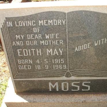 MOSS Edith May 1915-1969