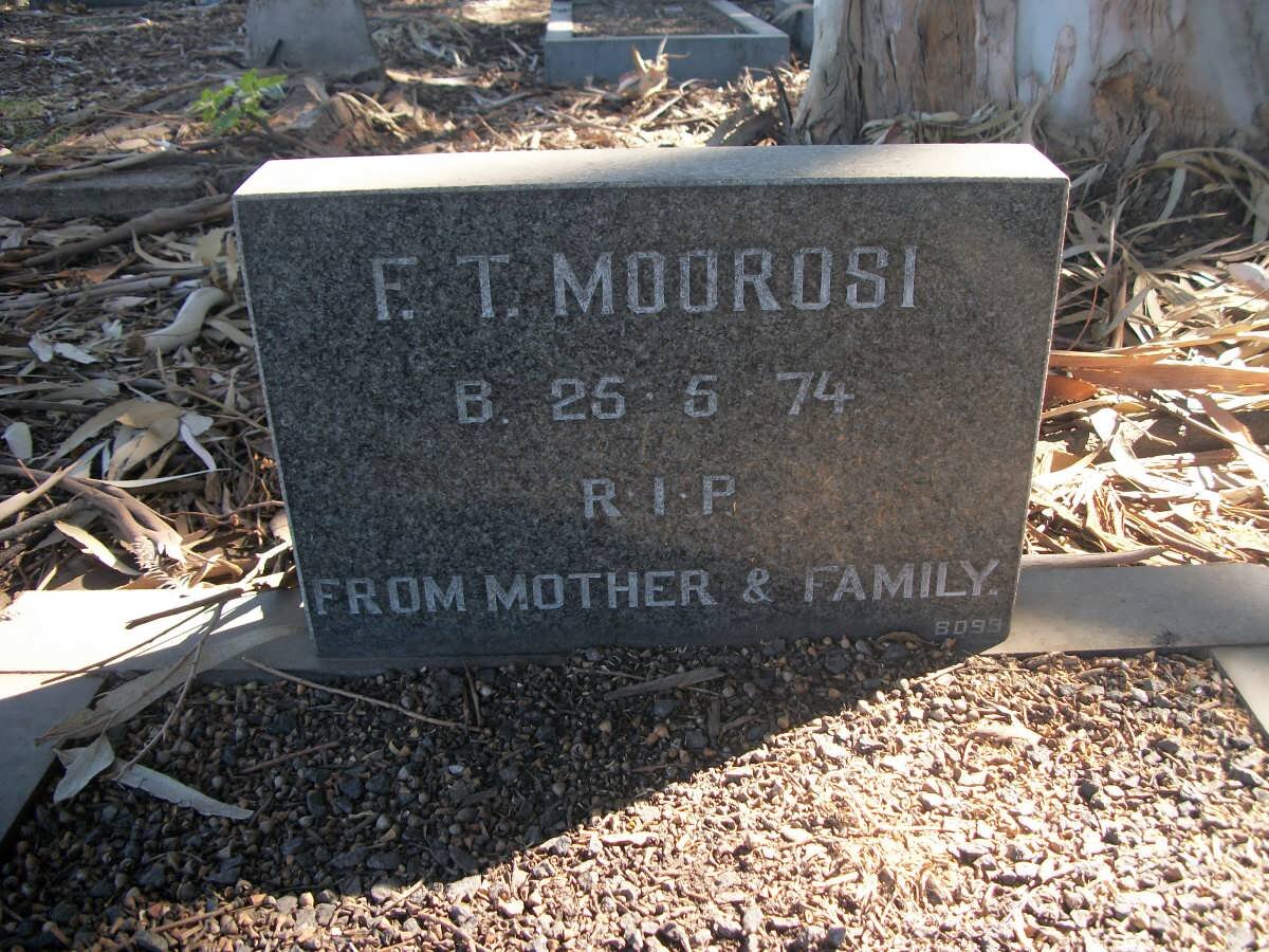 MOOROSI F.T. -1974