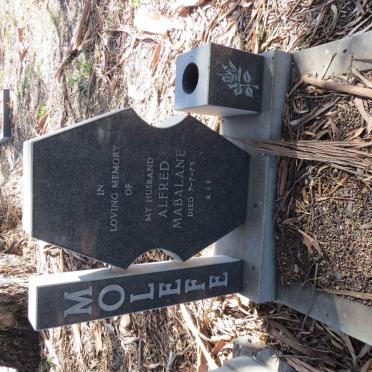 MOLEFE Alfred Mabalane -1973