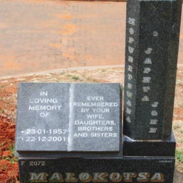 MOLOKOTSE Japhta John 1957-2001