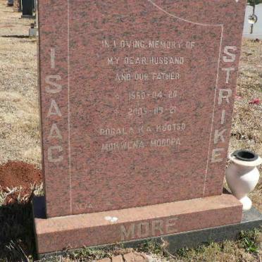 MORE Isaac Strike 1950-2005