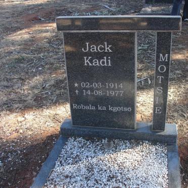 MOTSIE Jack Kadi 1914-1977