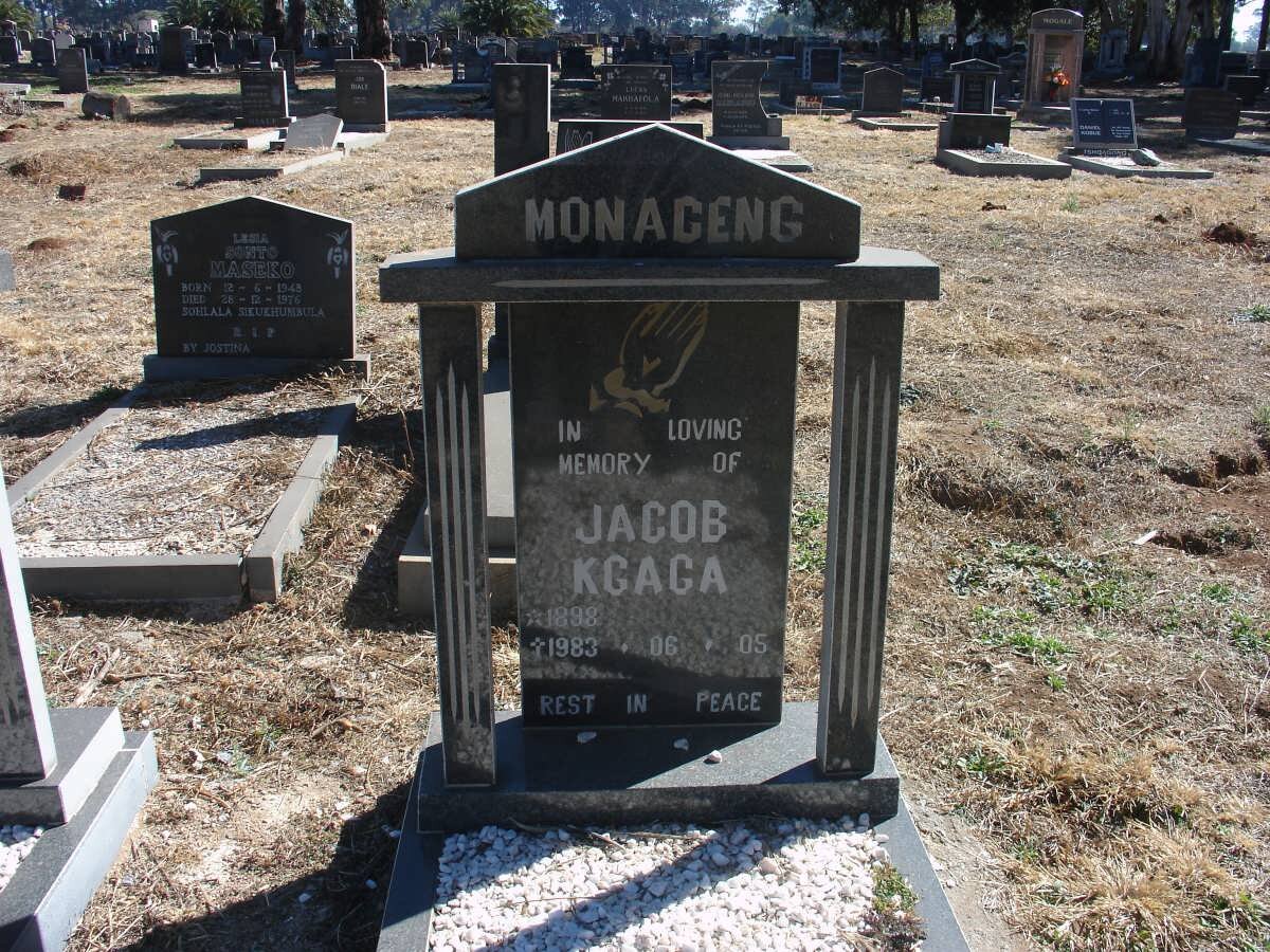 MONAGENG Jacob Kgaga 1898-1983