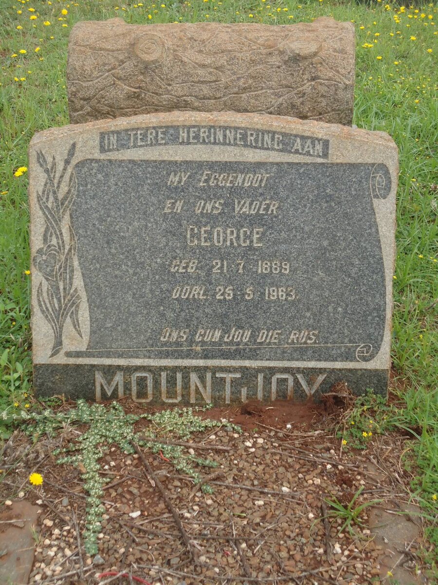 MOUNTJOY George 1889-1963