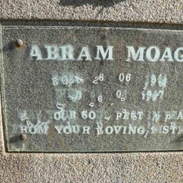 MOAGI Abram 19??-1947