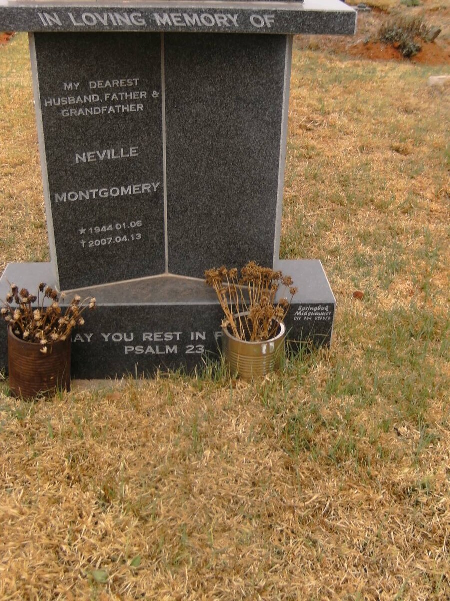 MONTGOMERY Neville 1944-2007