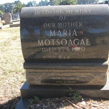 MOTSOAGAE Maria -1970