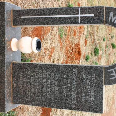 MOTSOAGAE Stephina Louisa 1957-2007
