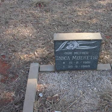 MOEKETSI Onica 1901-1980