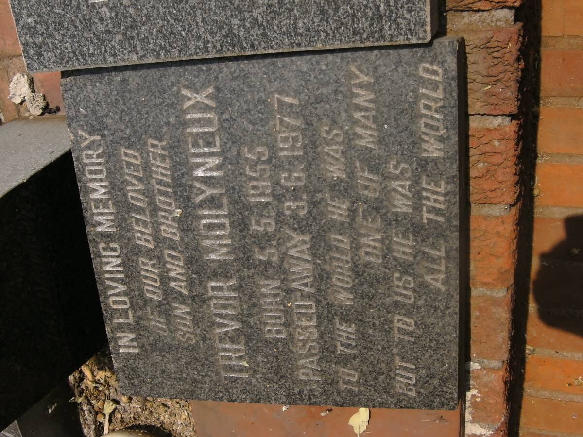 MOLYNEUX Trevor 1955-1977