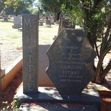 McHATTIE Gordon Stuart 1905-1976