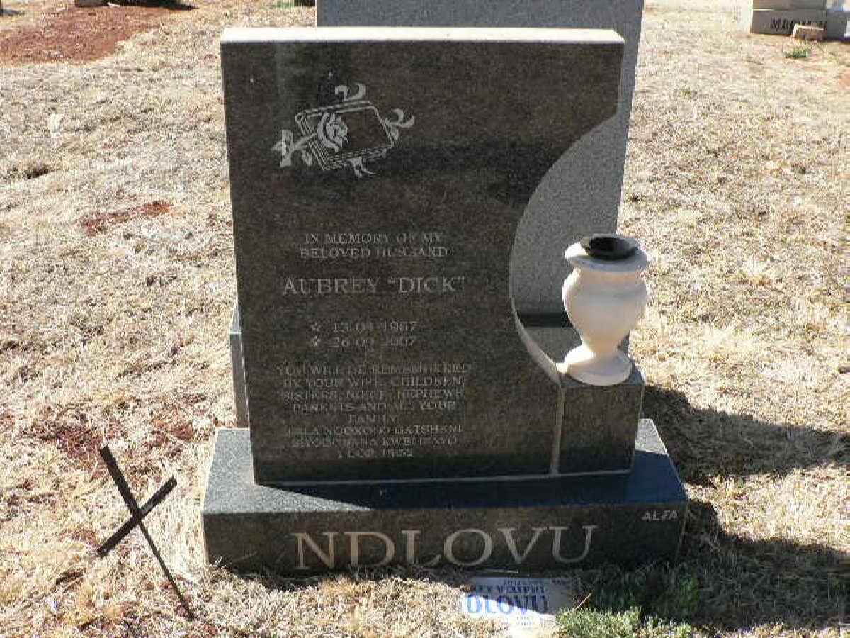 NDLOVU Aubrey 1967-2007