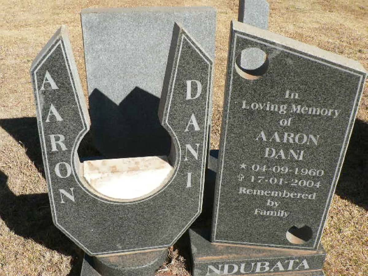 NDUBATA Aaron Dani 1960-2004