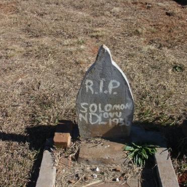 NDLOVU Solomon -1936