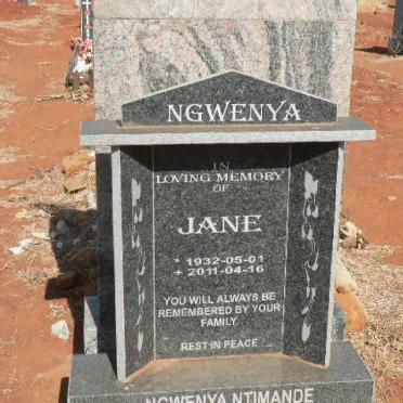 NGWENYA Jane 1932-2011