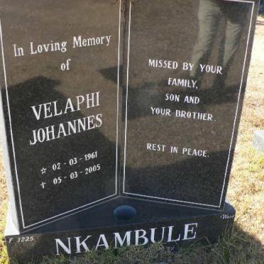 NKAMBULE Velaphi Johannes 1961-2005