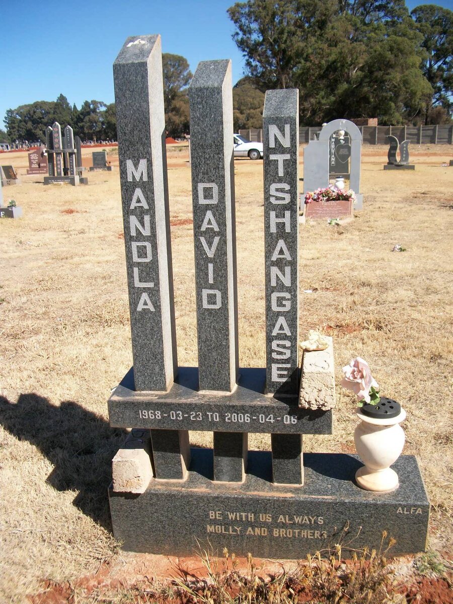NTSHANGASE Mandla David 1968-2006