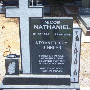NATHANIEL Nicos 1924-2008