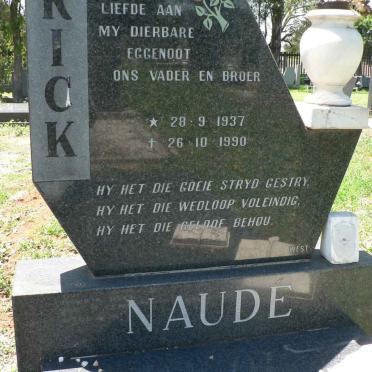 NAUDÉ Patrick 1937-1990