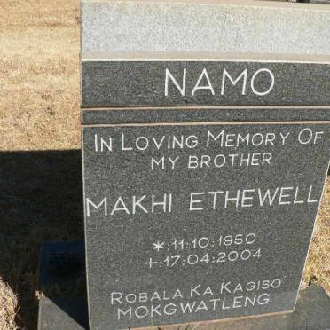 NAMO Makhi Ethewell 1950-2004