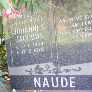 NAUDE Johannes Jacobus 1934-1978