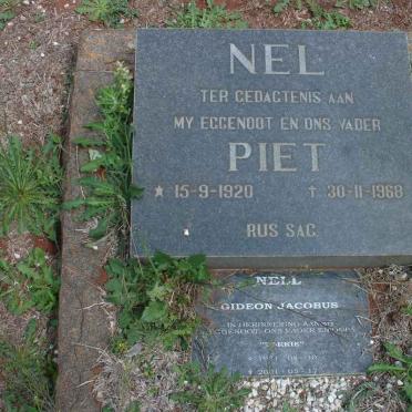 NEL Piet 1920-1968 :: NELL Gideon Jacobus 1931-2001