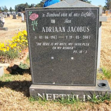 NEETHLING Adriaan Jacobus 1967-2007