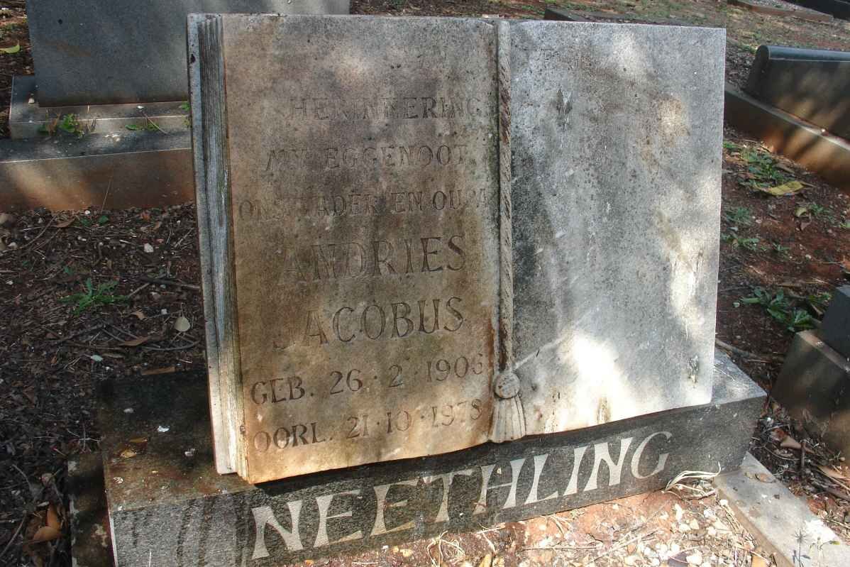 NEETHLING Andries Jacobus 1906-1978