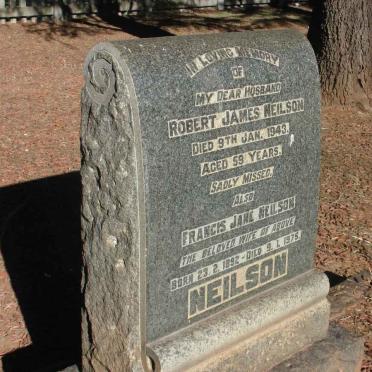 NEILSON Robert James -1943 &amp; Francis Jane 1892-1975