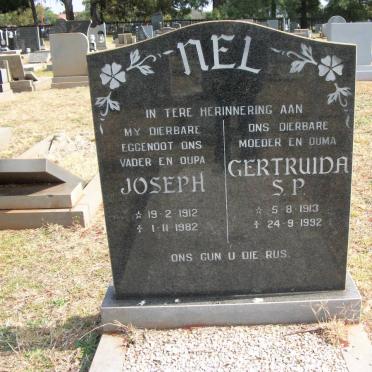 NEL Joseph 1912-1982 &amp; Gertruida S.P. 1913-1992