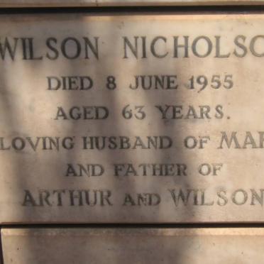 NICHOLSON Wilson -1955
