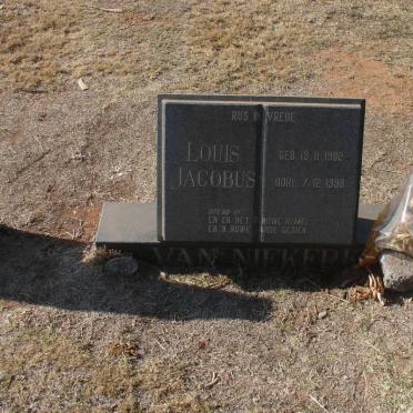 NIEKERK Louis Jacobus, van 1982-1998