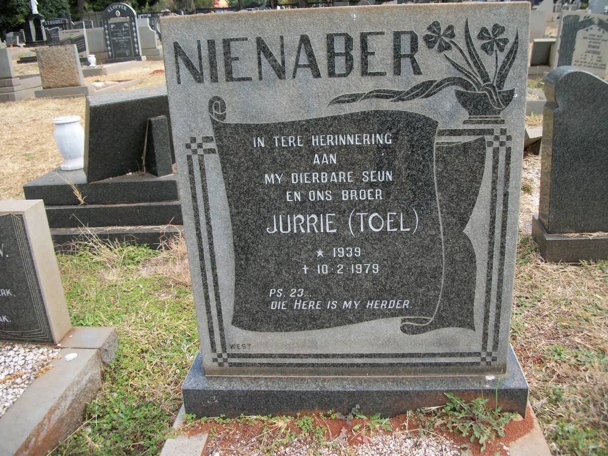NIENABER Jurrie 1939-1979
