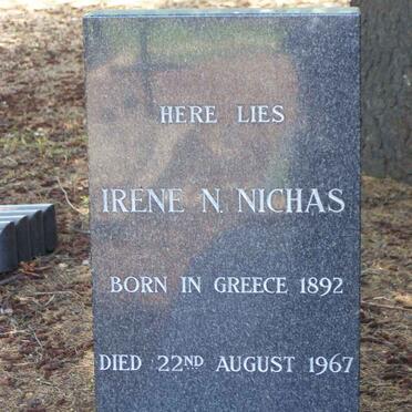 NICHAS Irene 1892-1967