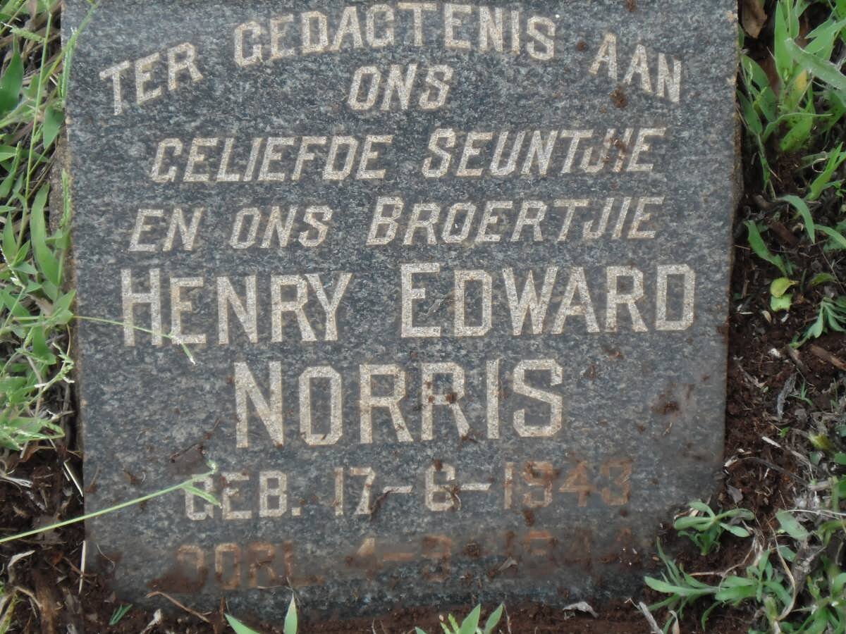 NORRIS Henry Edward 1943-