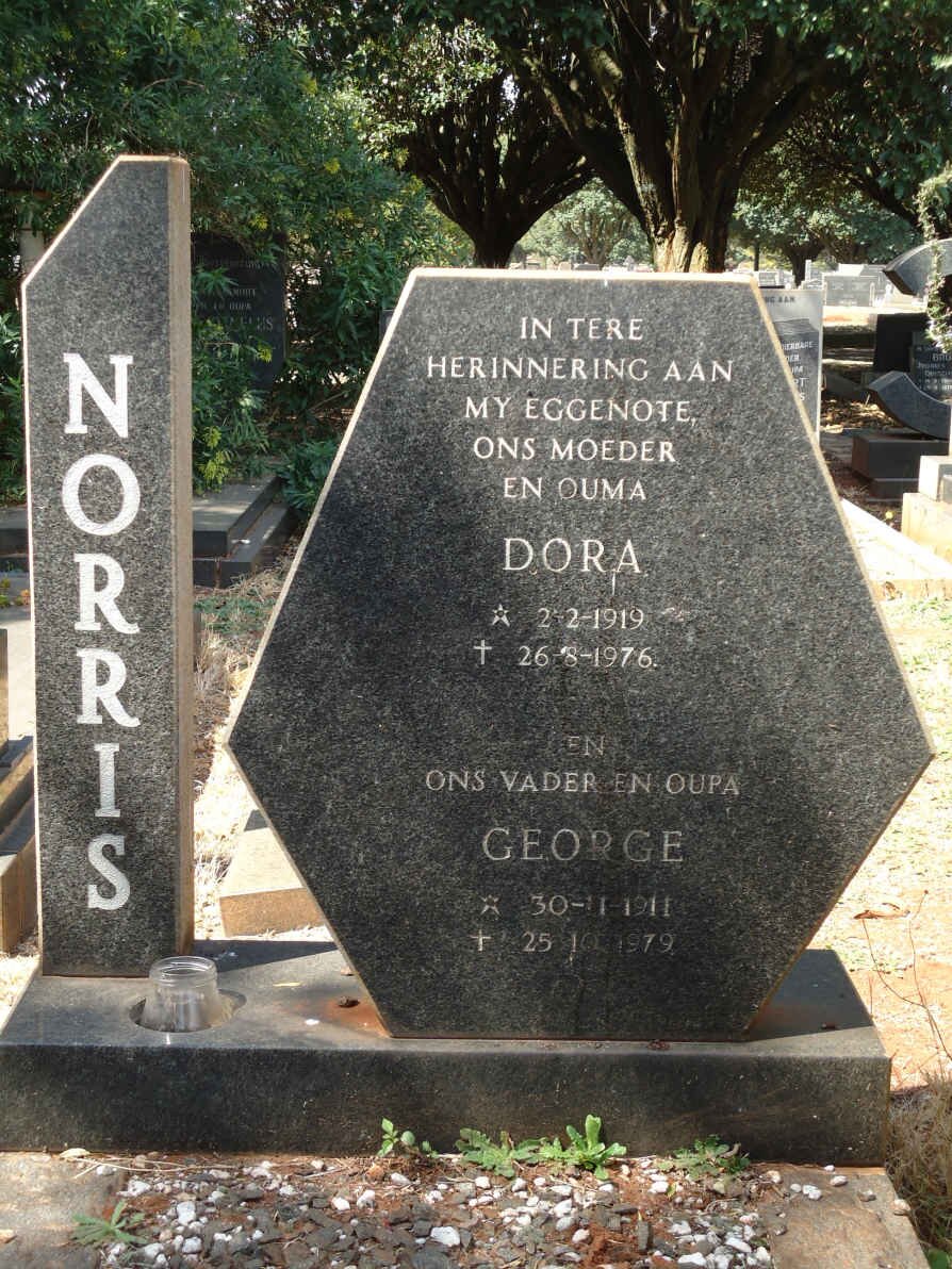 NORRIS George 1911-1979 &amp; Dora 1919-1976