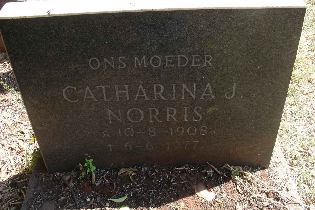 NORRIS Catharina J. 1908-1977
