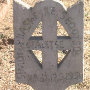 OFALETSE Simon Phashe ?ke Segotso -1950